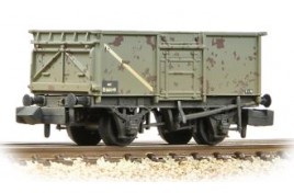 BR 16T Mineral Wagon with Top Flap Doors BR Grey (W)  N Gauge 